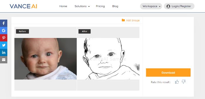 Convert Photo to Outline Drawing with AI Sketch Converter